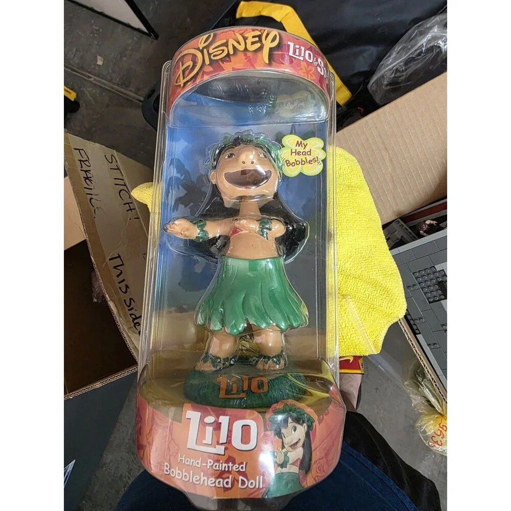 Disney Lilo & Stitch Hand-Painted Bobblehead Doll Sealed Vintage